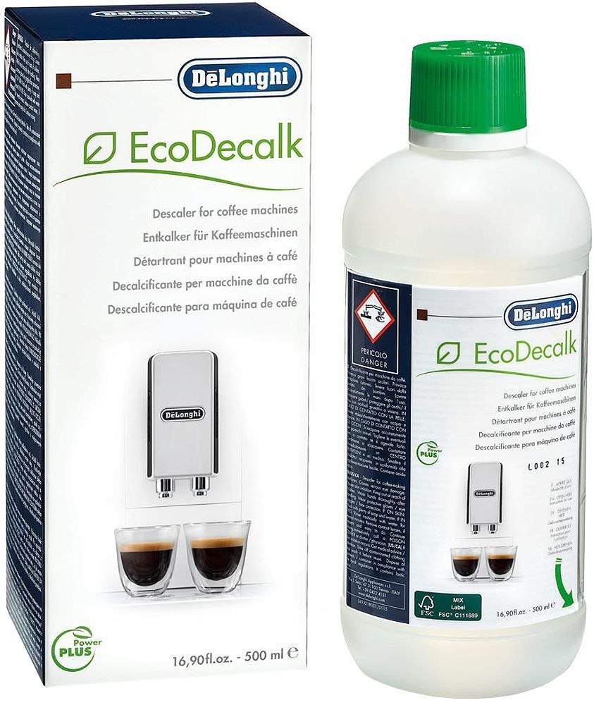 Odvápňovací kapalina kávovarů DeLonghi ECODECALK DLSC 500 ml De Longhi / Braun náhradní díly