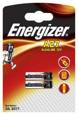 Baterie alkalická, 12 V, sada 2 kusy, E27A Energizer Univerzální