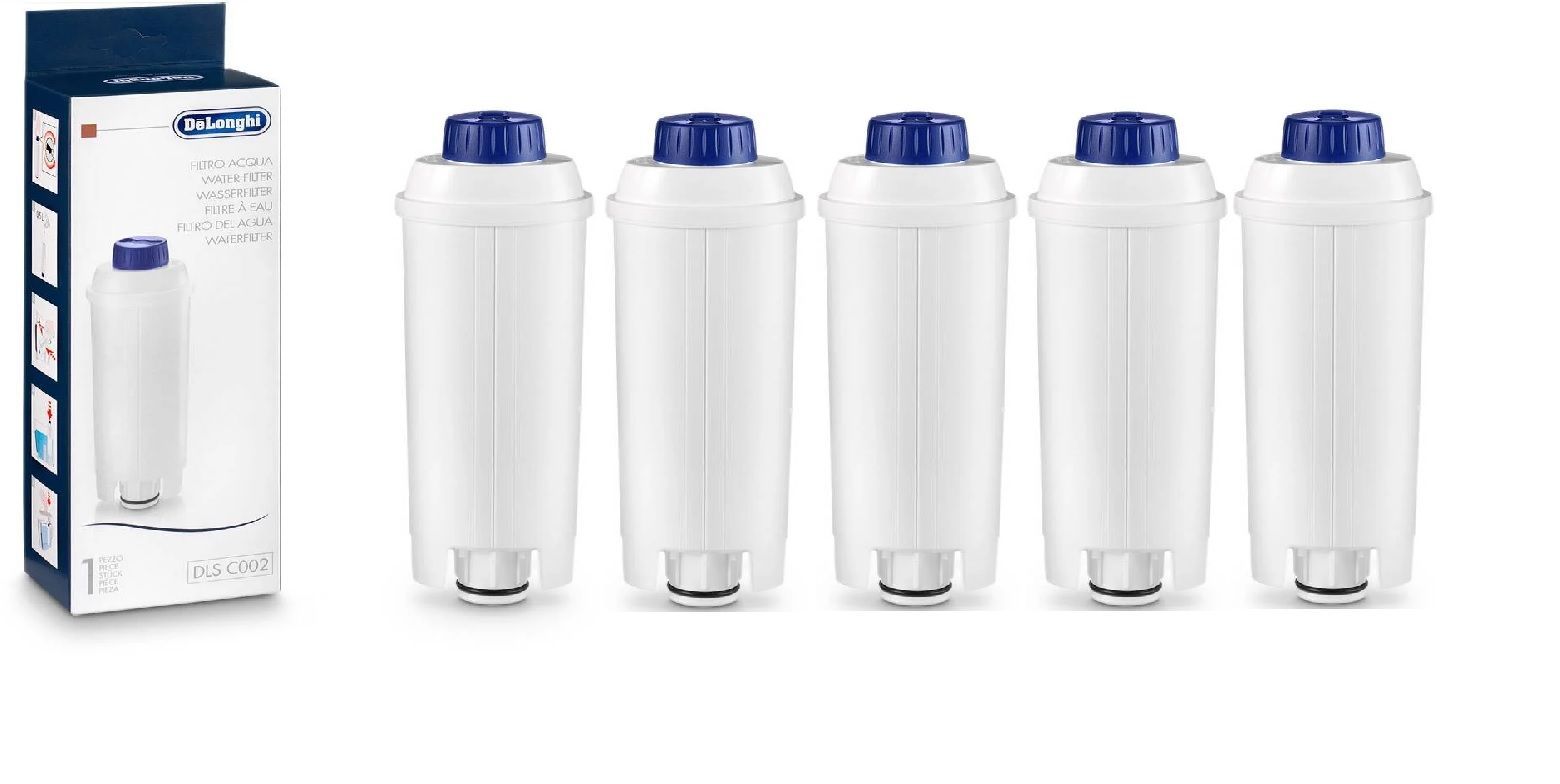 5 ks Vodní filtr,změkčovač vody pro kávovary DeLonghi DLS C202 - 5513292811 De Longhi / Braun náhradní díly