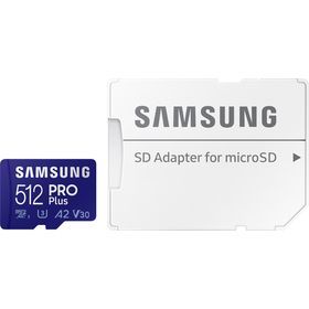MicroSDXC 512GB PRO Plus+ SD adp SAMSUNG