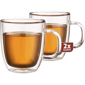 Maxxo dh919 extra tea dvoustěnné termo sklenice 2 x 480 ml
