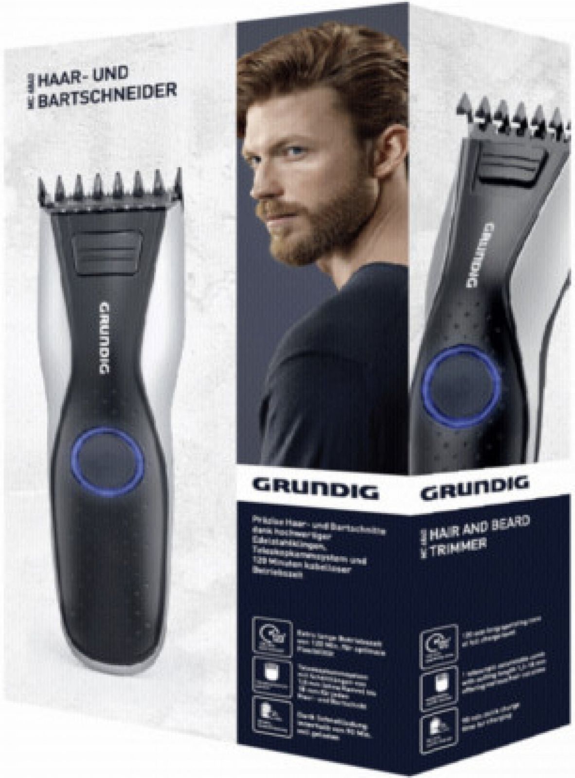 Zastřihovač vlasů a vousů Grundig MC 6840 černá