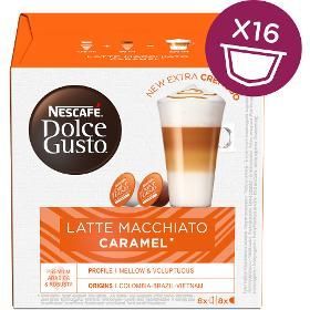 Nescafé Dolce Gusto Latte Macchiato Caramel kávové kapsle 16 ks NESTLE