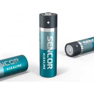 Alkalické tužkové AA baterie SENCOR SBA LR6 4BP AA Alk