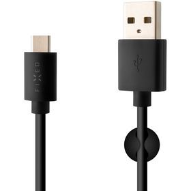 USB/USB-C kabel, USB 2.0, 1m,černý FIXED